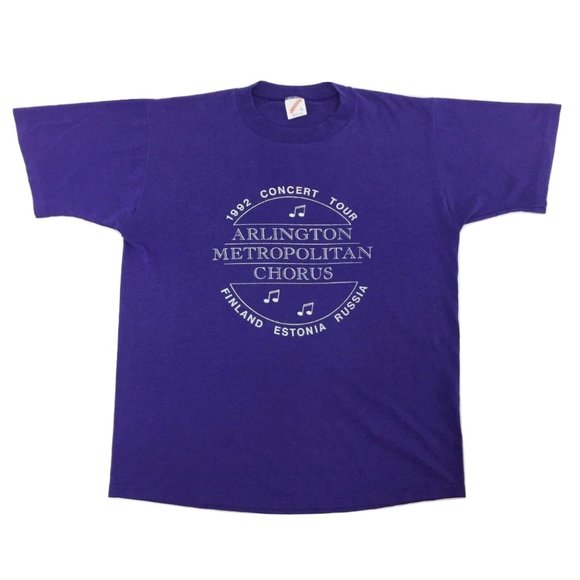 ARLINGTON METROPOLITAN CHORUS  T-shirt L Vintage - Picture 1 of 6